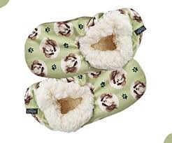 SHIH TZU TAN SLIPPERS