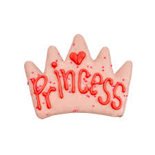 PRINCESS CROWN DOG COOKIE