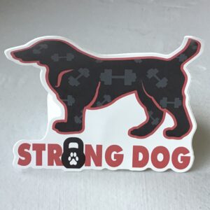 STRONG DOG DECAL