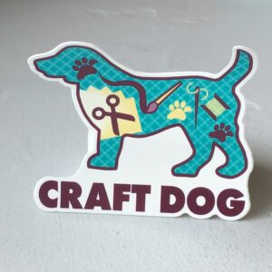 CRAFT DOG DECAL
