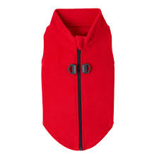ZIP UP FLEECE RED (SM)