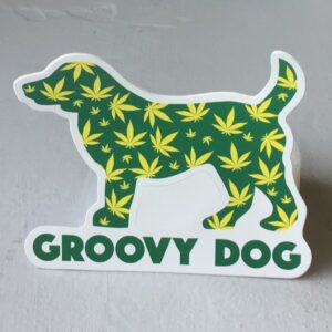 GROOVY DOG DECAL