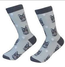 SILVER TABBY SOCKS