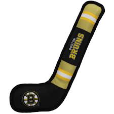 BRUINS HOCKEY STICK DOG TOY