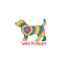 WILD AT HEART OVAL MAGNET