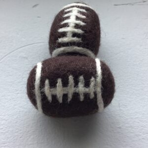 FOOTBALL WOOL CAT TOY