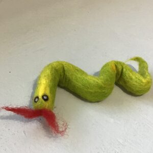SNAKE WOOL CAT TOY